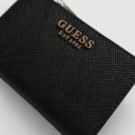 Portafoglio piccolo Guess LAUREL SLG ZIP ARND Nero - Foto 5