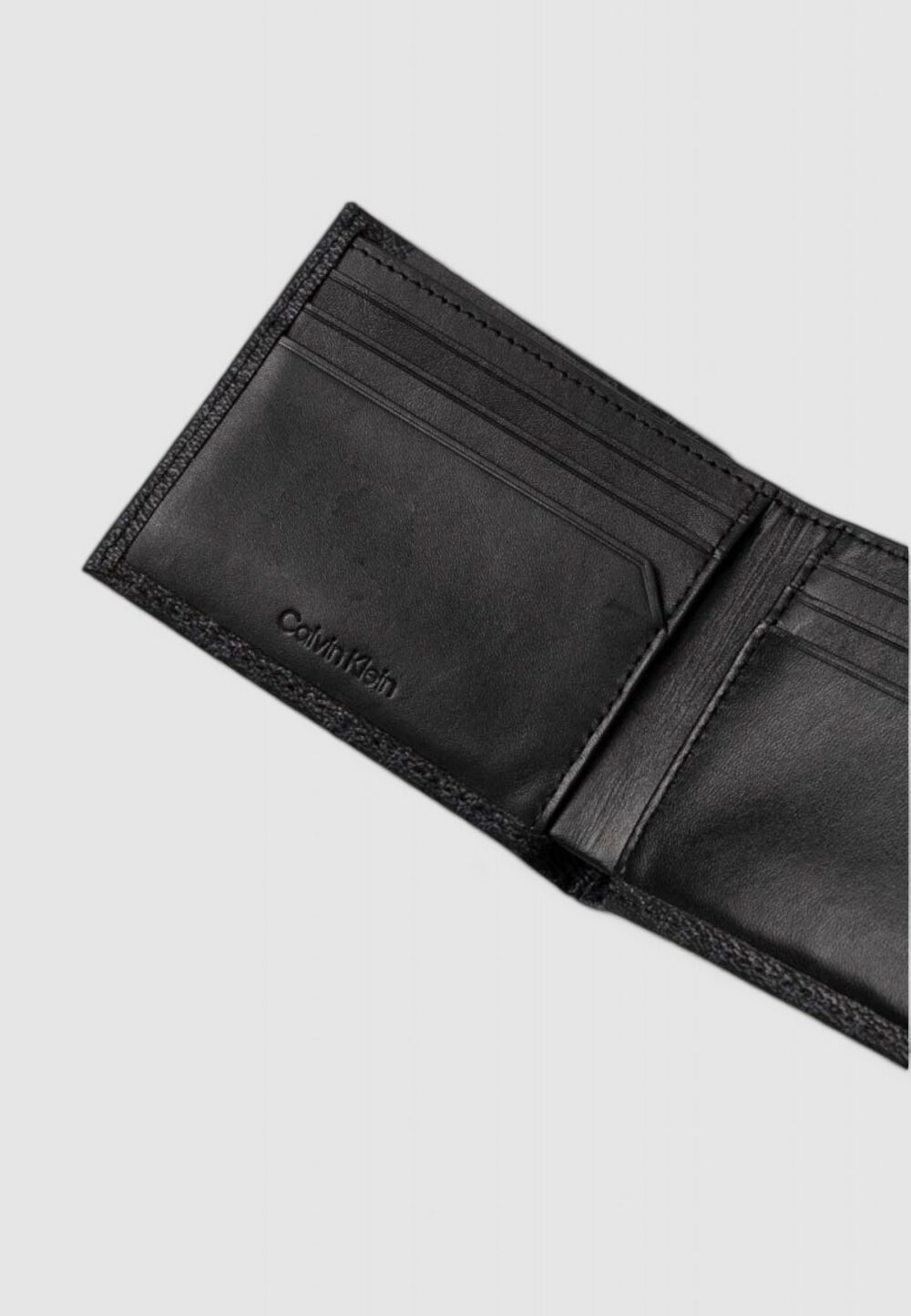 Portafoglio senza portamonete Calvin Klein CK MUST MONO BIFOLD 6CC W/BILL Nero - Foto 3