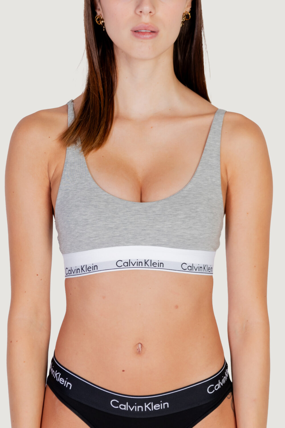 Reggiseno Calvin Klein Underwear LIGHTLY LINED BRALETTE Grigio - Foto 4