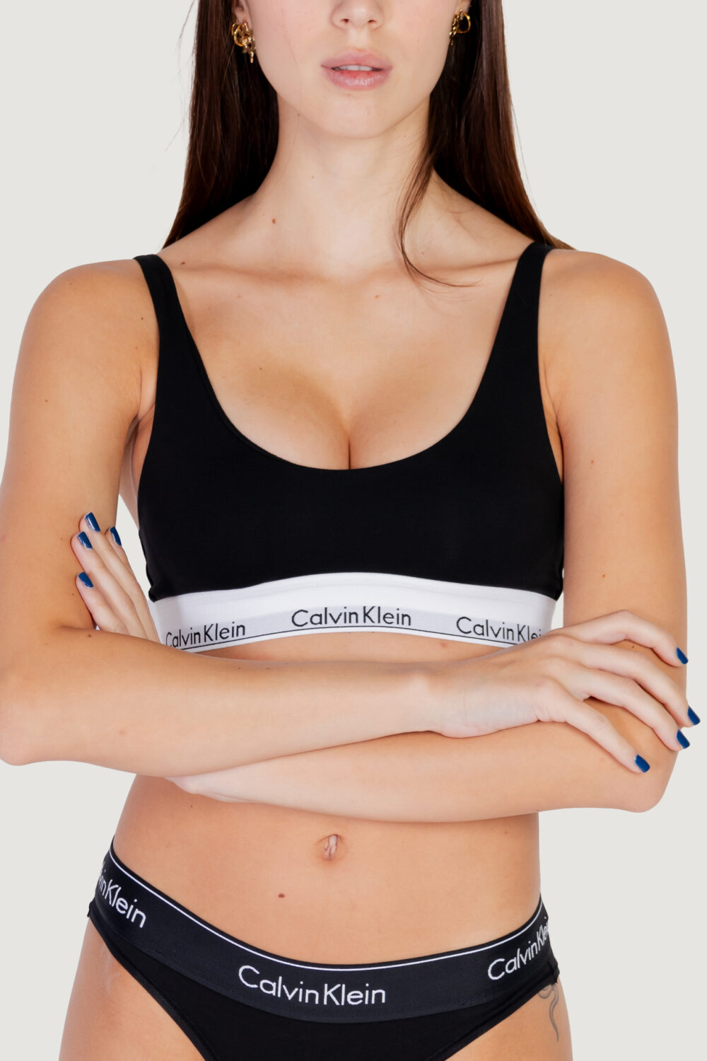 Reggiseno Calvin Klein Underwear LIGHTLY LINED BRALETTE Nero - Foto 1