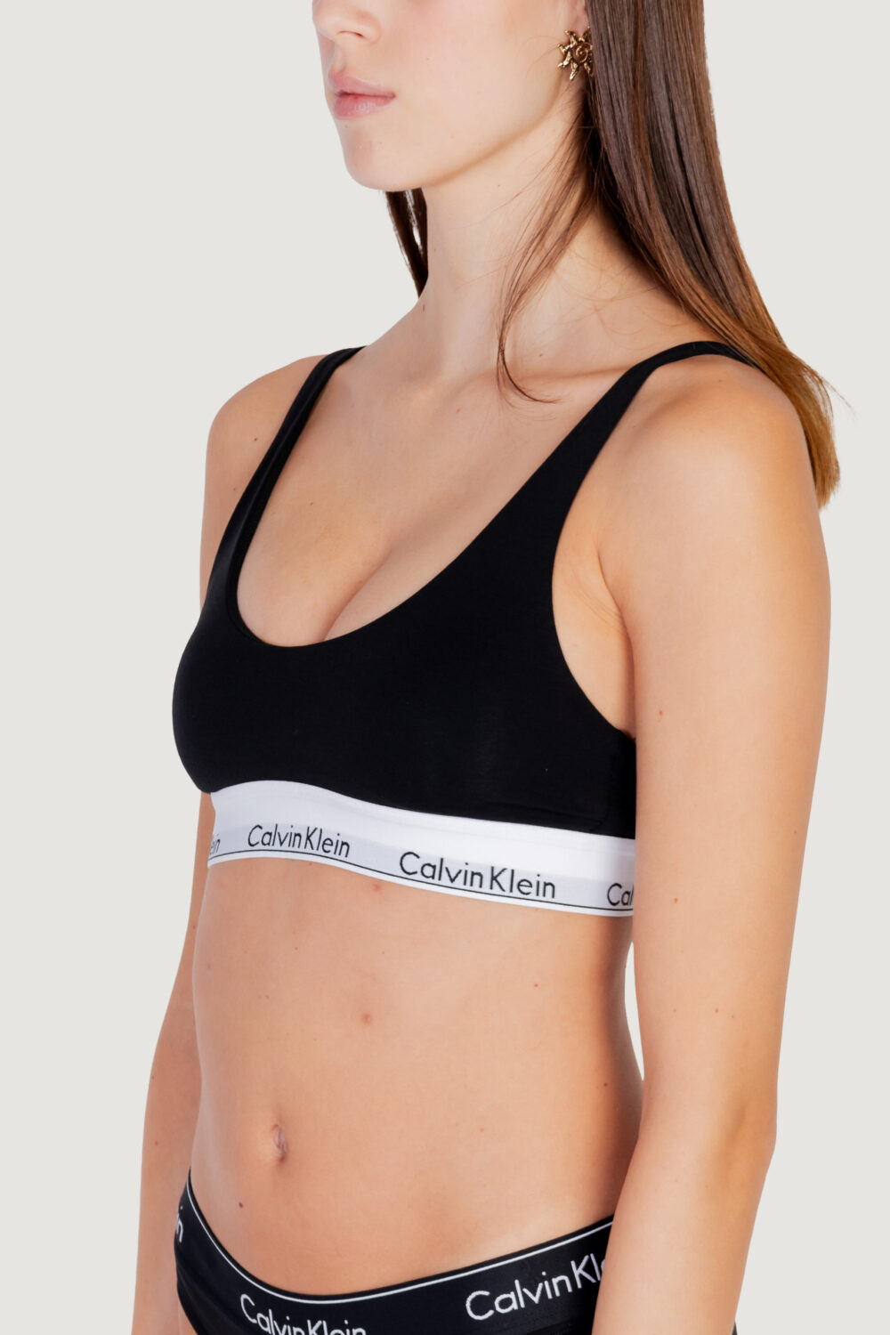 Reggiseno Calvin Klein Underwear LIGHTLY LINED BRALETTE Nero - Foto 3