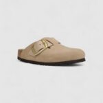 Sandali BIRKENSTOCK Boston Big Buckle Beige - Foto 2