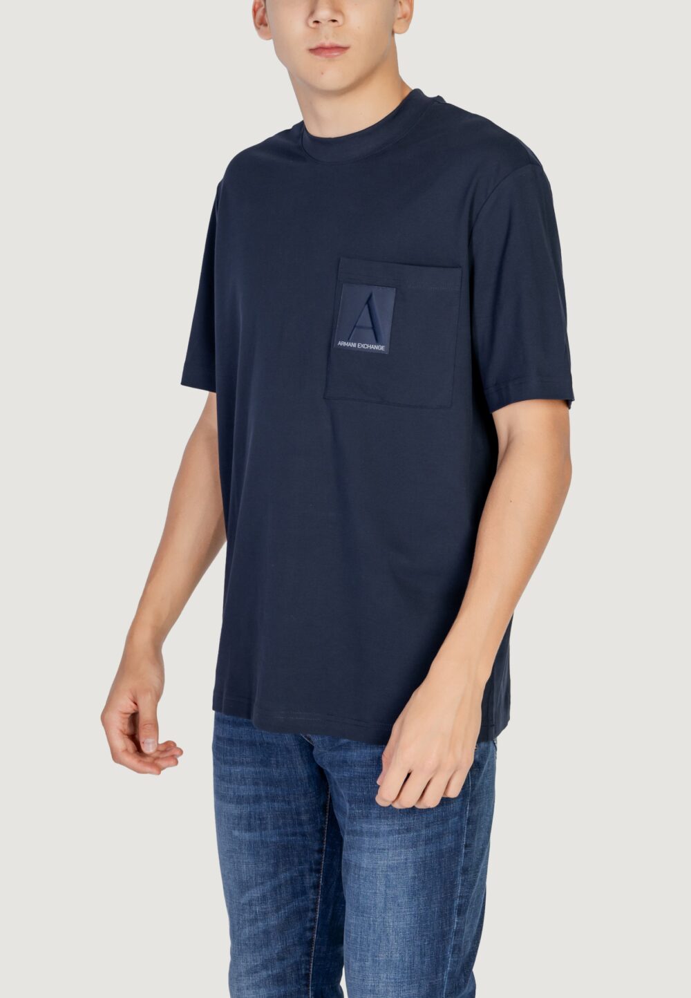 T-shirt Armani Exchange  Blu - Foto 2