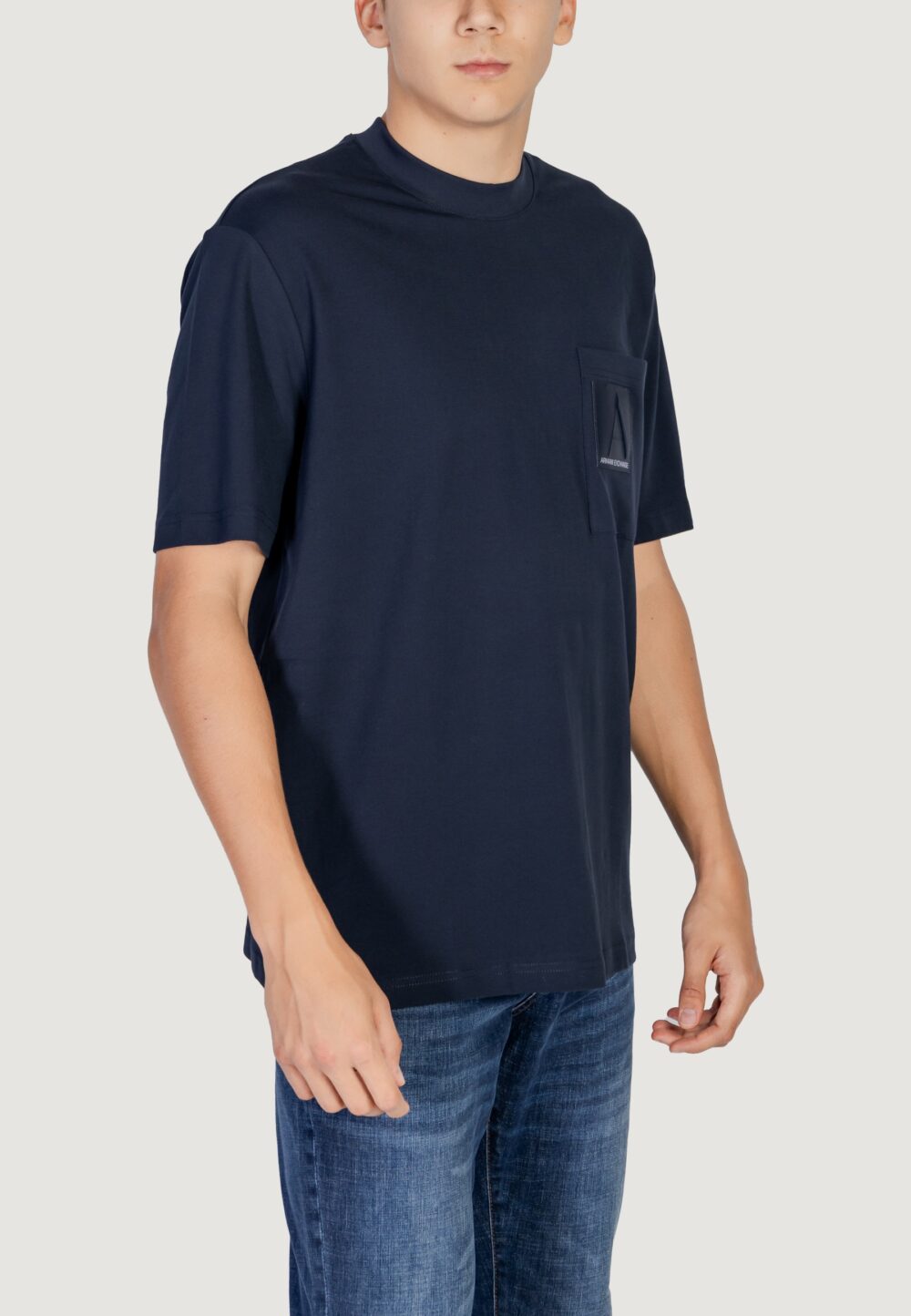 T-shirt Armani Exchange  Blu - Foto 4