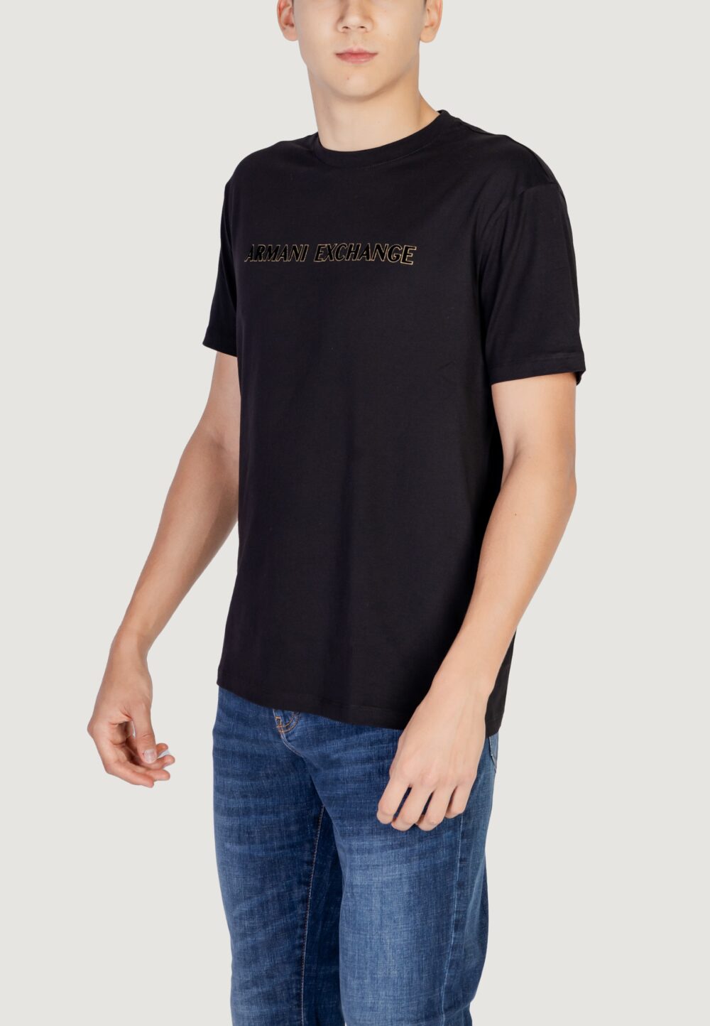 T-shirt Armani Exchange  Nero - Foto 2