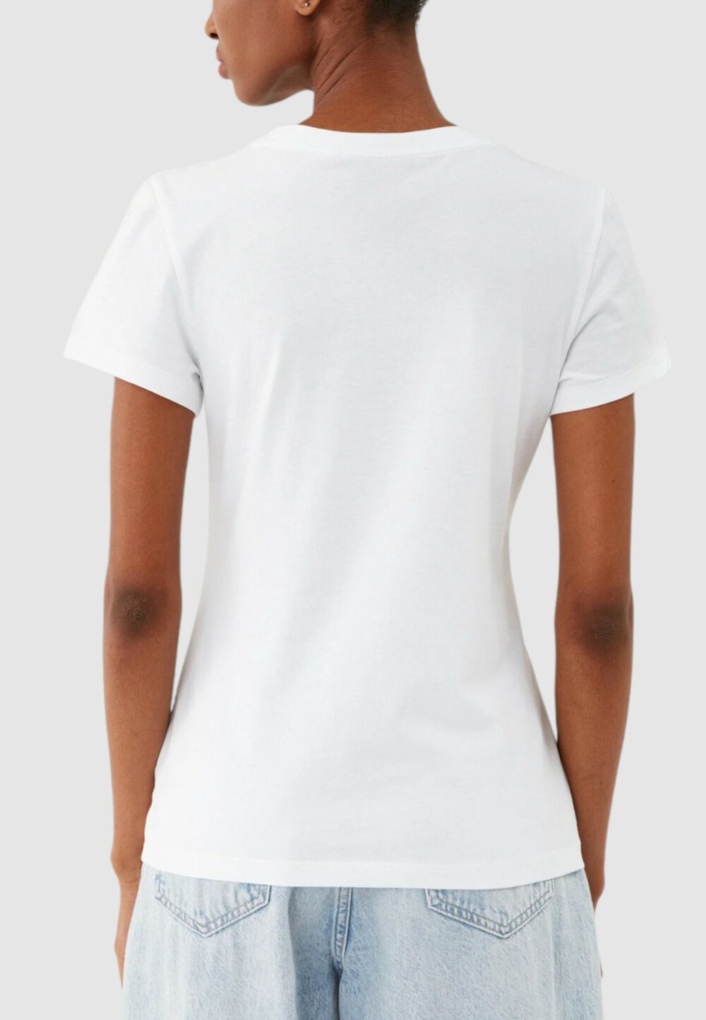 T-shirt Calvin Klein Jeans CORE INSTIT LOGO SL Bianco - Foto 3