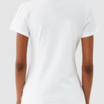 T-shirt Calvin Klein Jeans CORE INSTIT LOGO SL Bianco - Foto 3