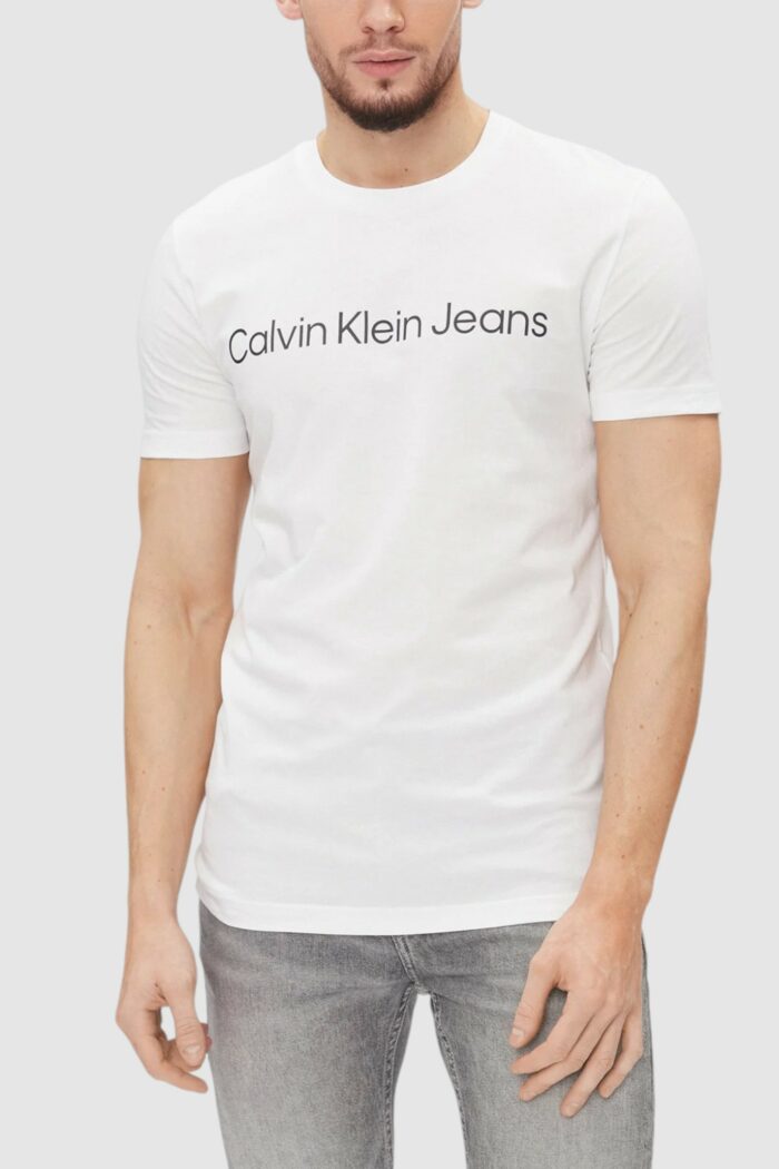 T-shirt Calvin Klein CORE INSTITUTIONAL Bianco