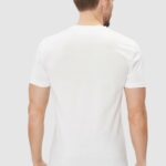 T-shirt Calvin Klein Jeans CORE INSTITUTIONAL Bianco - Foto 3