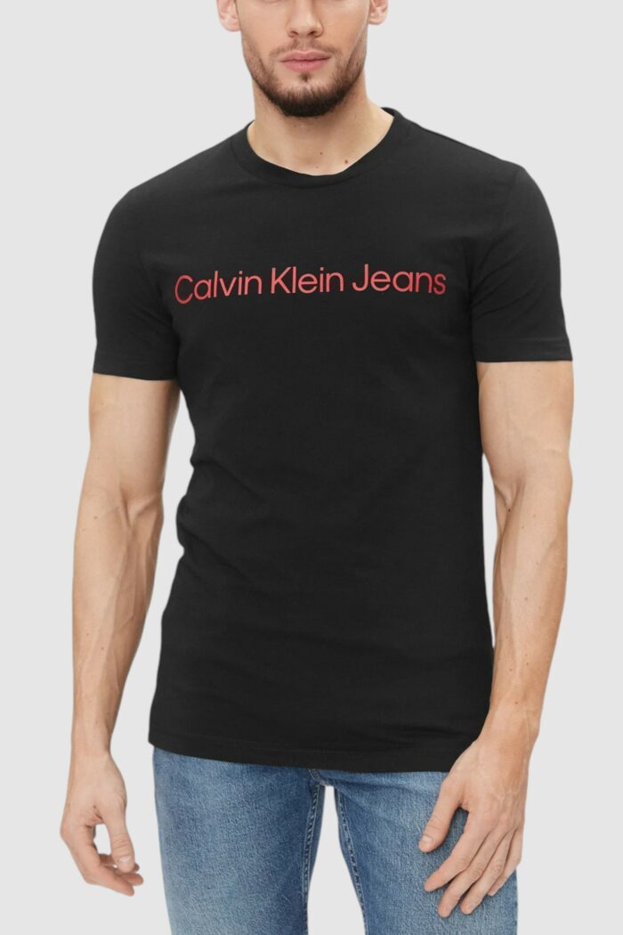 T-shirt Calvin Klein CORE INSTITUTIONAL Black-Red