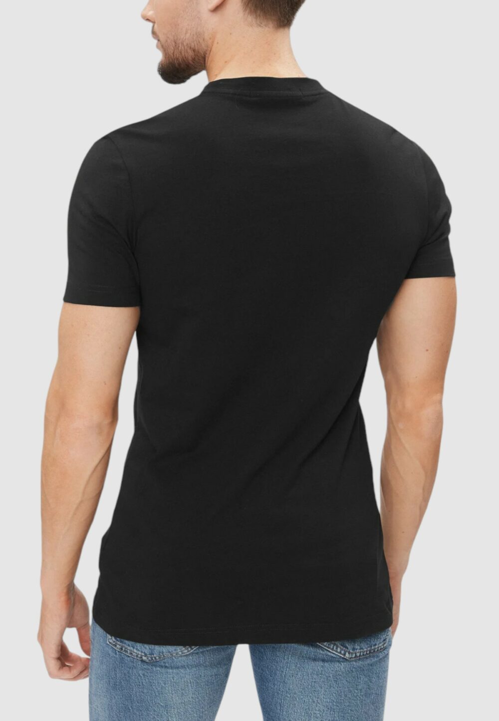 T-shirt Calvin Klein Jeans CORE INSTITUTIONAL Black-Red - Foto 3