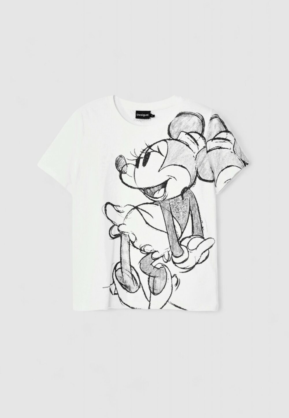 T-shirt Desigual TS_MICKEYDRAWING Panna - Foto 2