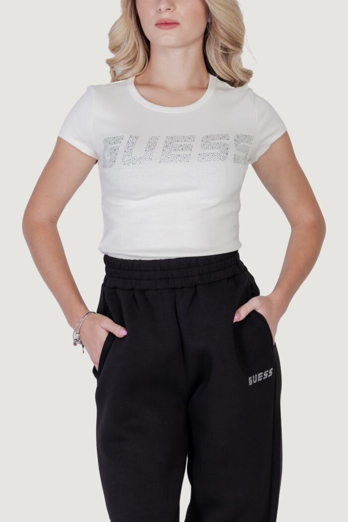 T-shirt Guess Active KIARA SS Panna