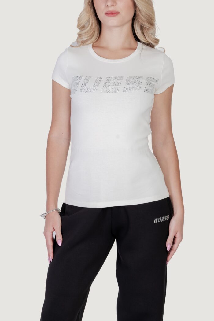 T-shirt Guess Active KIARA SS Panna