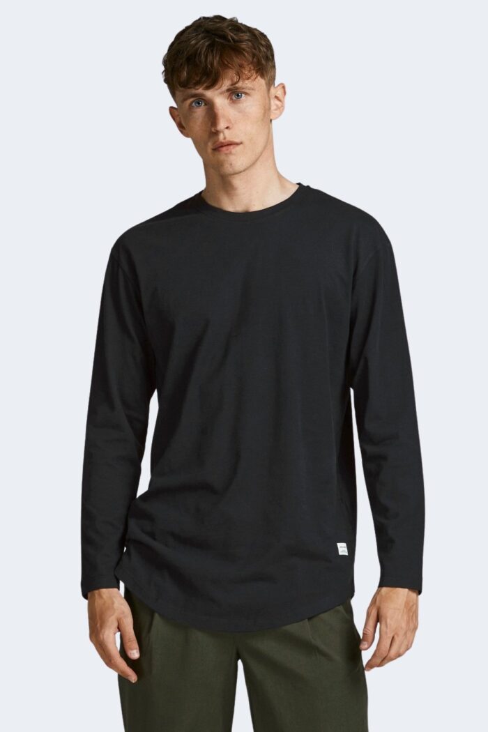 T-shirt manica lunga Jack Jones JJENOA TEE O-NECK LS NOOS – 12190128 Nero – 12190128