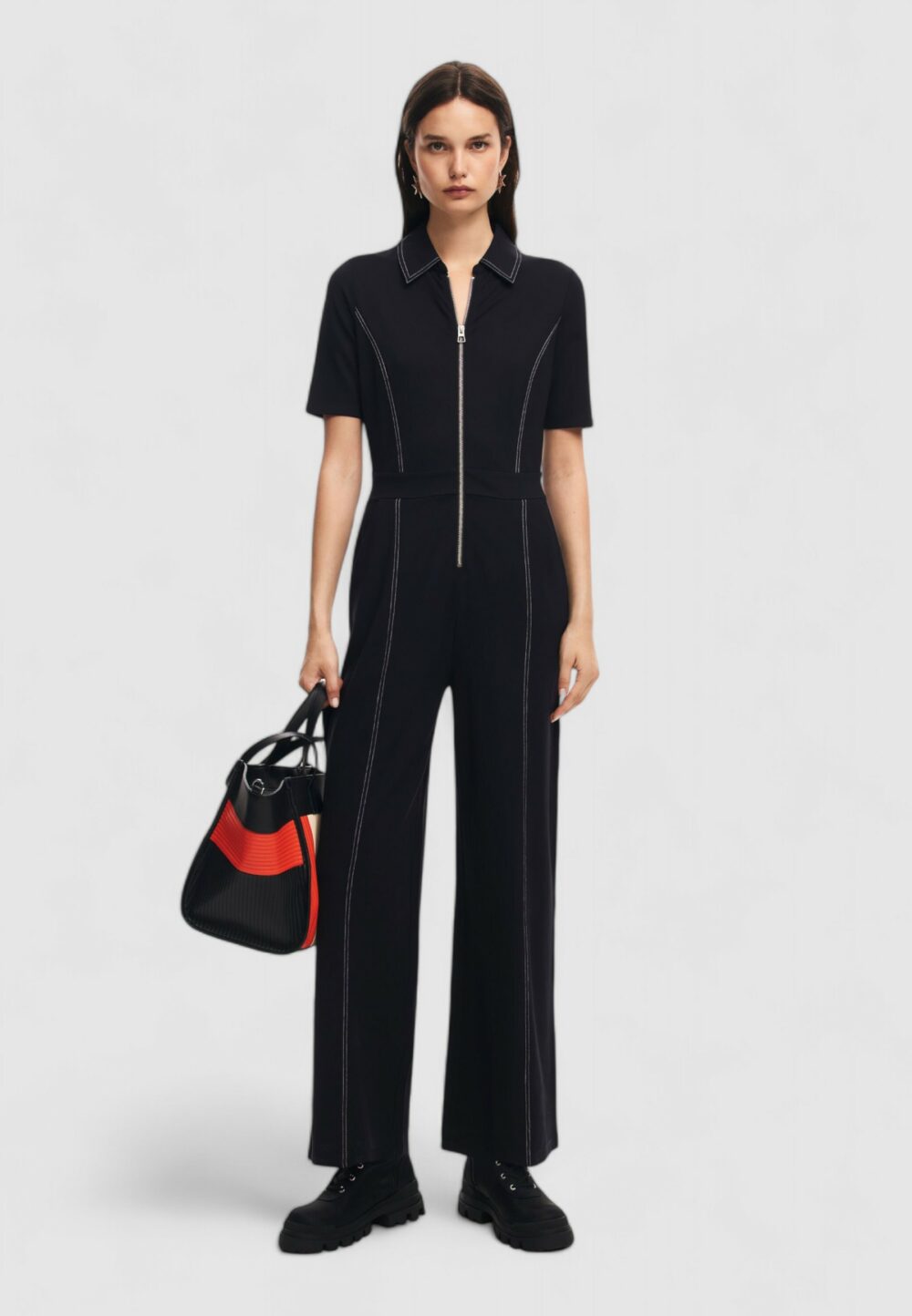 Tutina Desigual JUMPSUIT_NEWCASTLE Nero - Foto 1