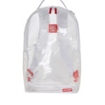 Zaino Sprayground CLEAR SHARK NO BACK DLXV BACKPACK Bianco - Foto 1