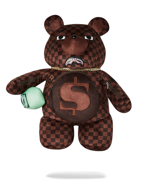 Zaino Sprayground SIP LENTICULAR CHOMP MONEYBEAR BACKPACK Marrone - Foto 1