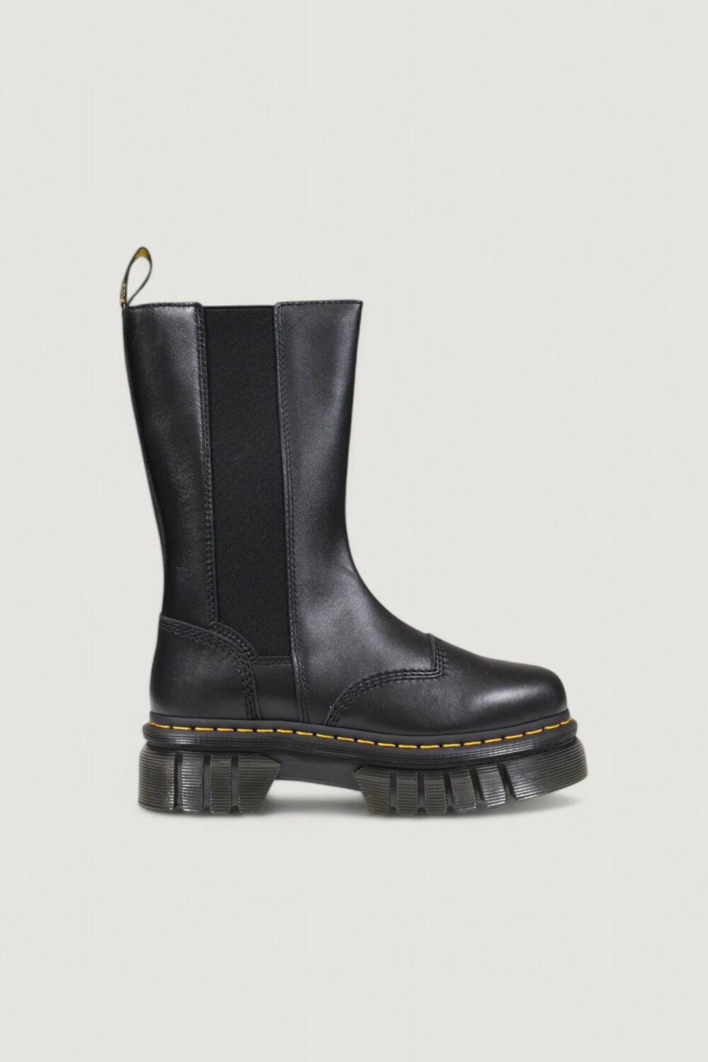 Anfibi Dr. Martens Audrick Chelsea Tall Nappa Lux Nero - Foto 1