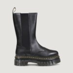 Anfibi Dr. Martens Audrick Chelsea Tall Nappa Lux Nero - Foto 1