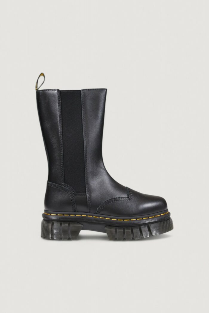 Anfibi Dr. Martens Audrick Chelsea Tall Nappa Lux Nero