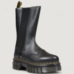 Anfibi Dr. Martens Audrick Chelsea Tall Nappa Lux Nero - Foto 3