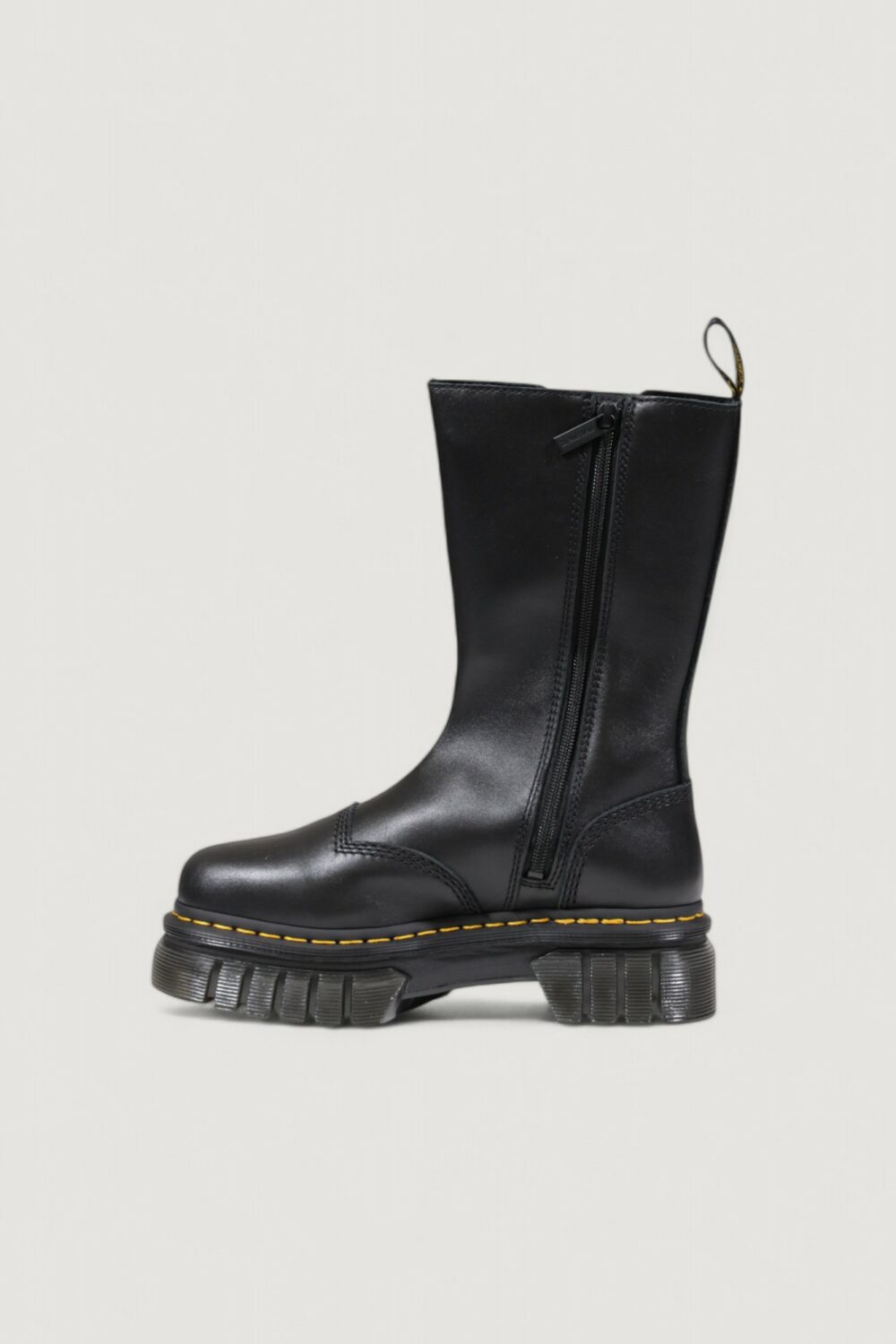 Anfibi Dr. Martens Audrick Chelsea Tall Nappa Lux Nero - Foto 2