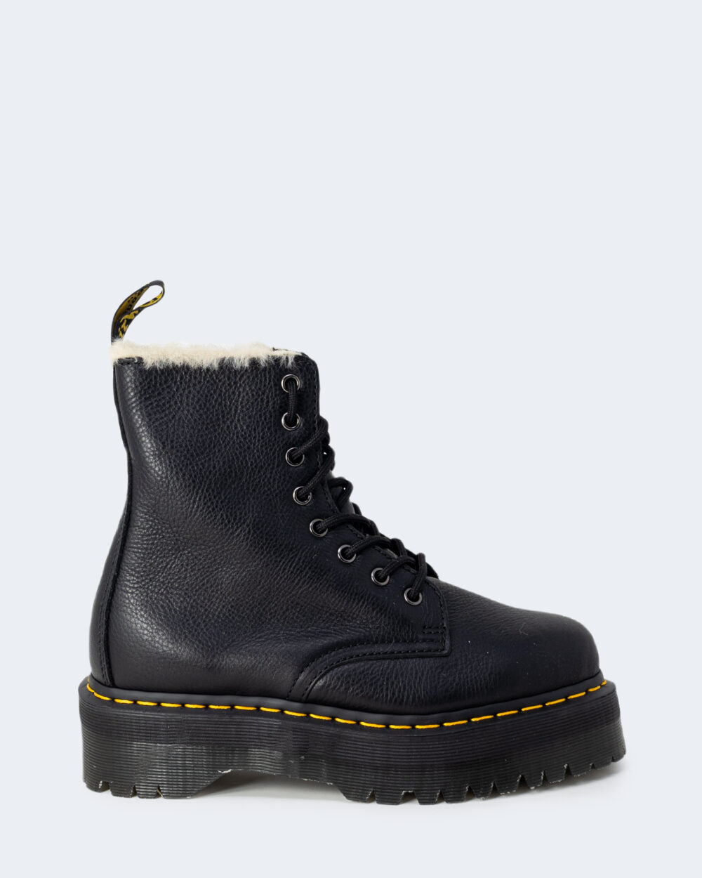 Anfibi Dr. Martens JADON FL BLACK PISA Nero - Foto 1