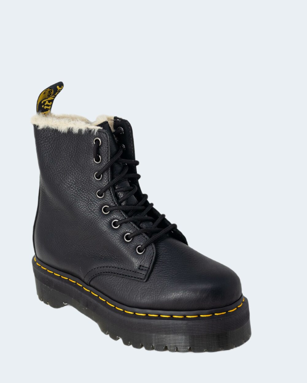 Anfibi Dr. Martens JADON FL BLACK PISA Nero - Foto 3