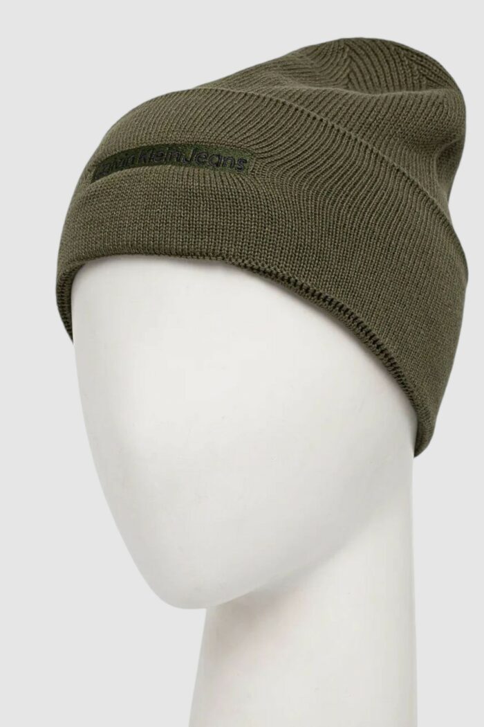 Berretto Calvin Klein INST EMBRO BEANIE Verde