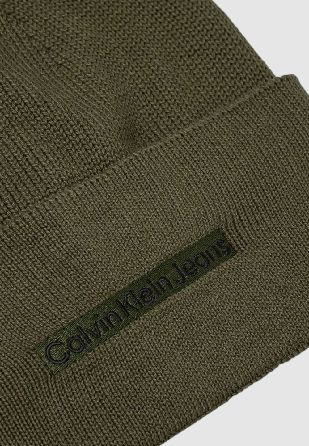 Berretto Calvin Klein Jeans INST EMBRO BEANIE Verde - Foto 3