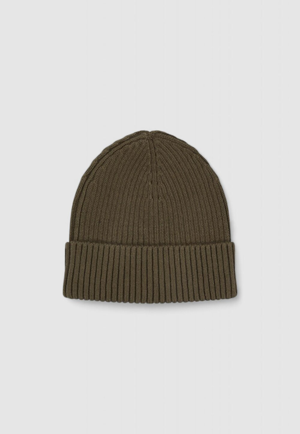 Berretto Calvin Klein CLASSIC COTTON RIB BEANIE Verde Oliva - Foto 2