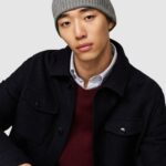 Berretto Tommy Hilfiger TH FLAG PIMA COTTON BEANIE Grigio - Foto 2