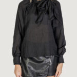 Bluse manica lunga Jacqueline de Yong Jdynadia L/S Bow Wvn Nero - Foto 5