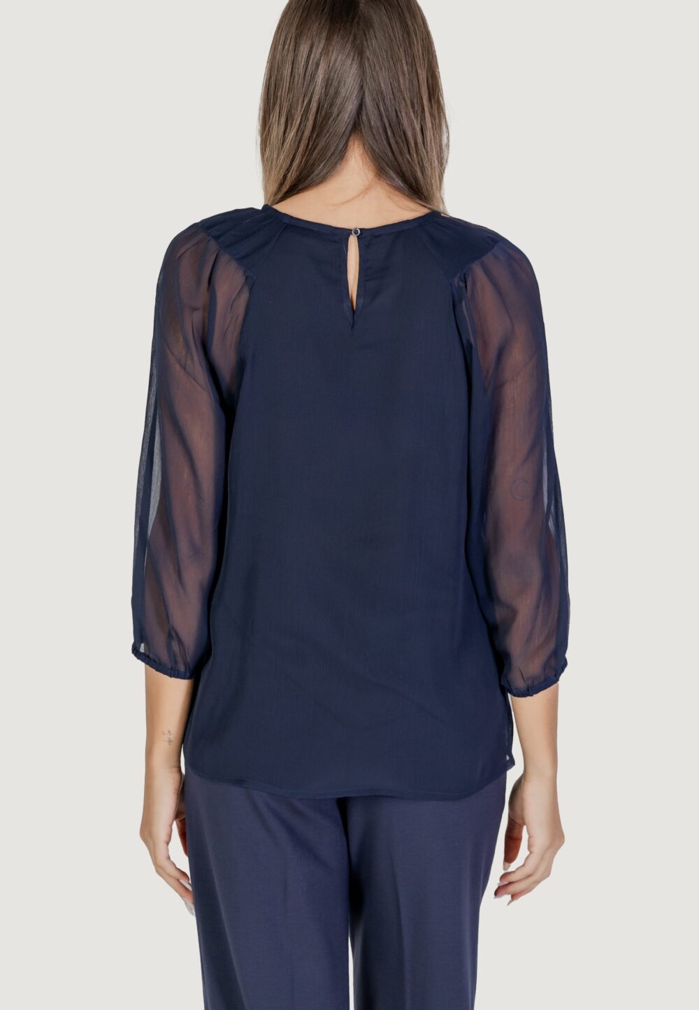 Bluse manica lunga Street One  Blu - Foto 4