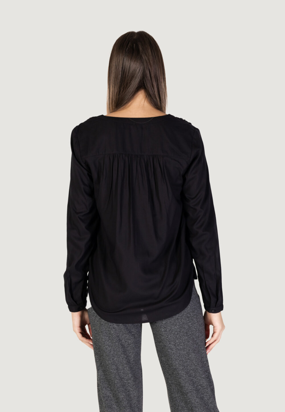 Bluse manica lunga Street One  Nero - Foto 4