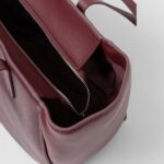 Borsa Calvin Klein CK REFINE MEDIUM Bordeaux - Foto 4