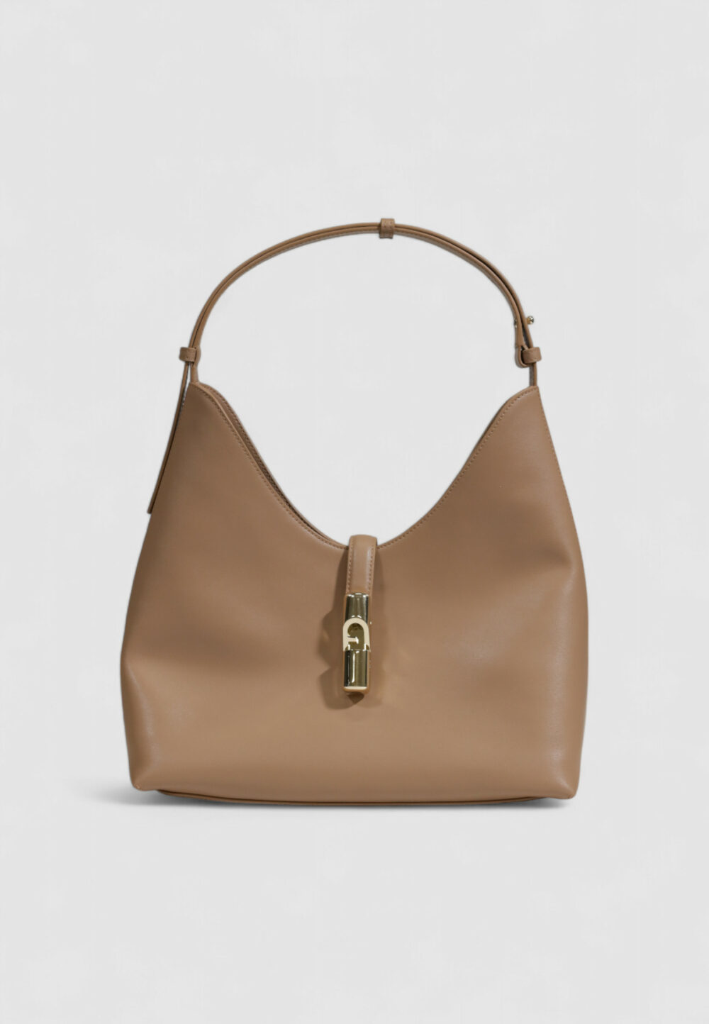 Borsa Furla GOCCIA M HOBO Beige - Foto 1