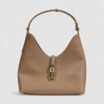 Borsa Furla GOCCIA M HOBO Beige - Foto 1