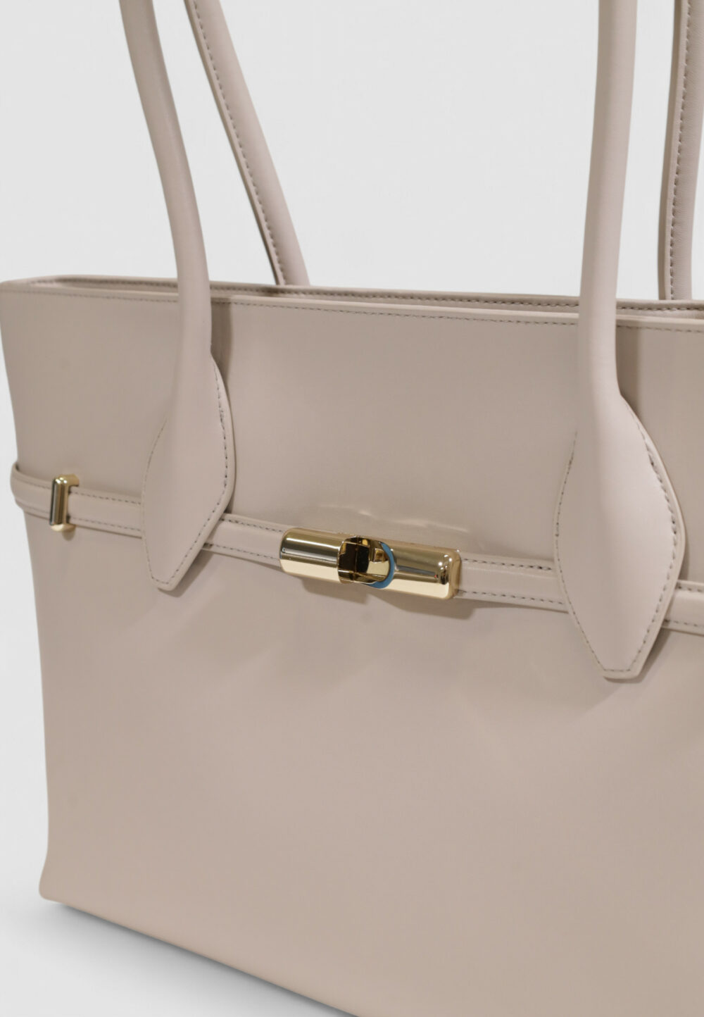 Borsa Furla GOCCIA L TOTE Grigio Chiaro - Foto 5