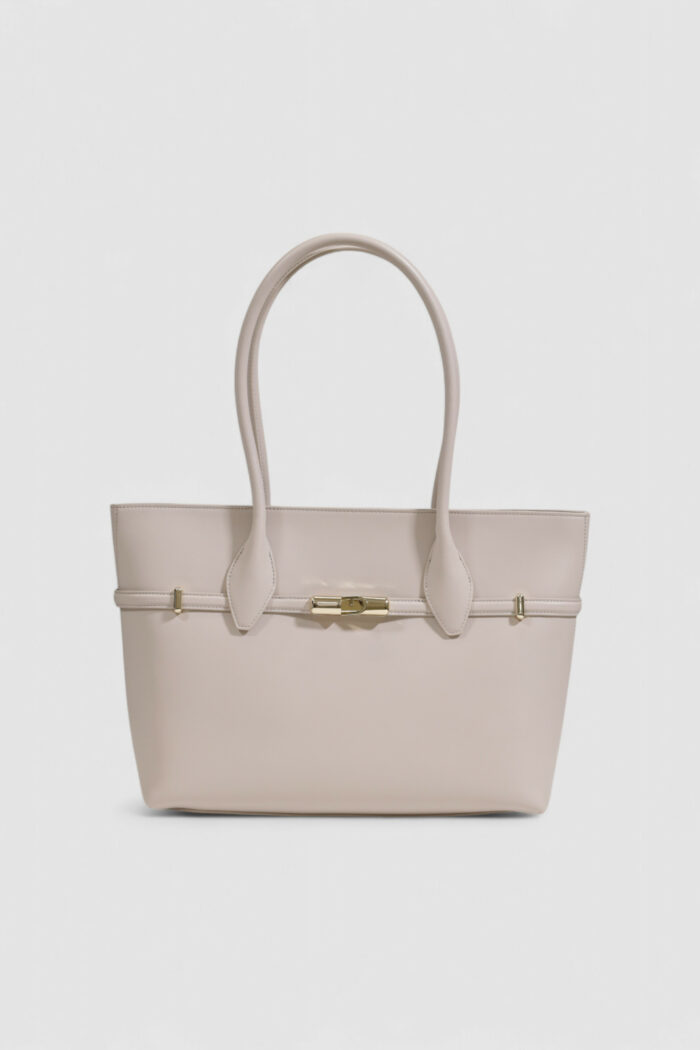 Borsa Furla GOCCIA L TOTE Grigio Chiaro