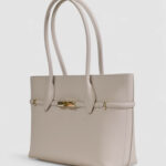 Borsa Furla GOCCIA L TOTE Grigio Chiaro - Foto 2