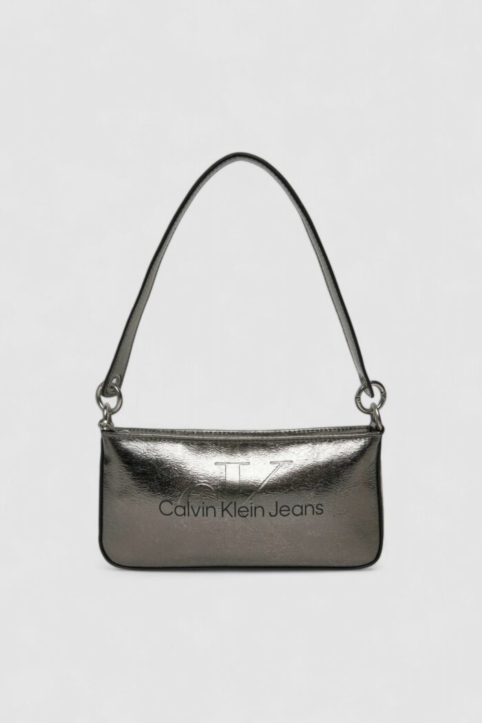 Borsa Calvin Klein SCULPTED SHOULDER POUCH Antracite