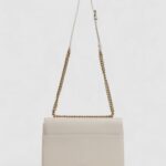 Borsa Pinko LOVE ONE SOFT BIG PELLE BOTTAL Bianco - Foto 3