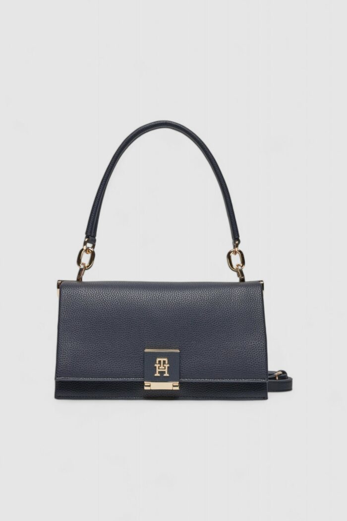 Borsa Tommy Hilfiger TH HER MED CROSSOVER CORP Blu