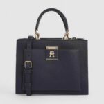 Borsa Tommy Hilfiger TH HER MINI TOTE CORP Blu - Foto 1