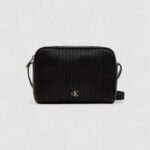 Borsa Calvin Klein Jeans RIB CAMERA BAG18 PU Nero - Foto 1