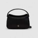 Borsa Calvin Klein Jeans RIB MINI FLAP20 PU Nero - Foto 1