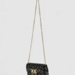 Borsa Pinko LOVE ONE POCKET C MONOGRAM FUL Black Silver - Foto 2