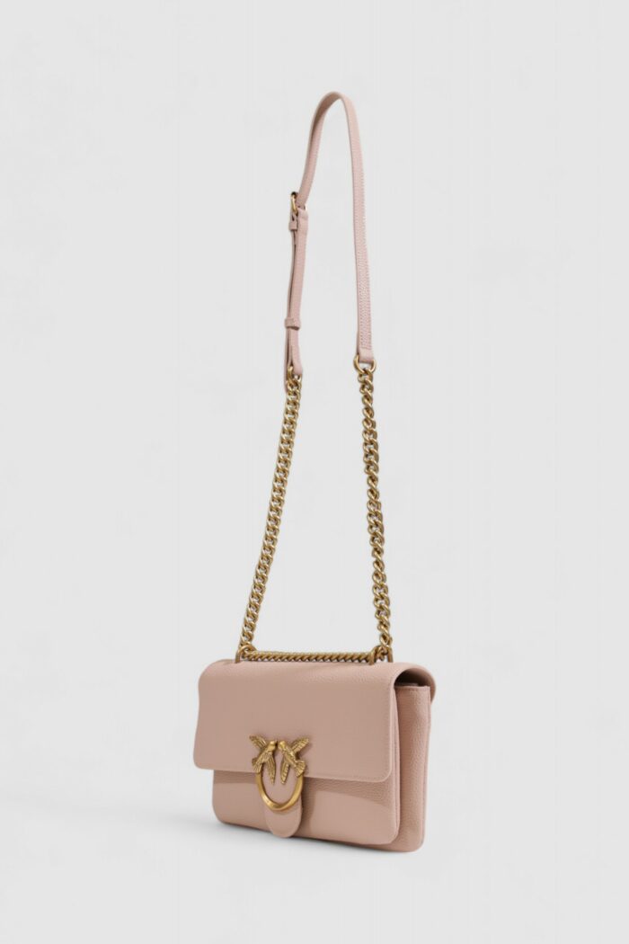 Borsa Pinko LOVE ONE SOFT MINI Rosa Cipria